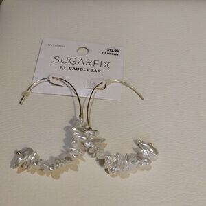 BaubleBar Pearl White Earrings